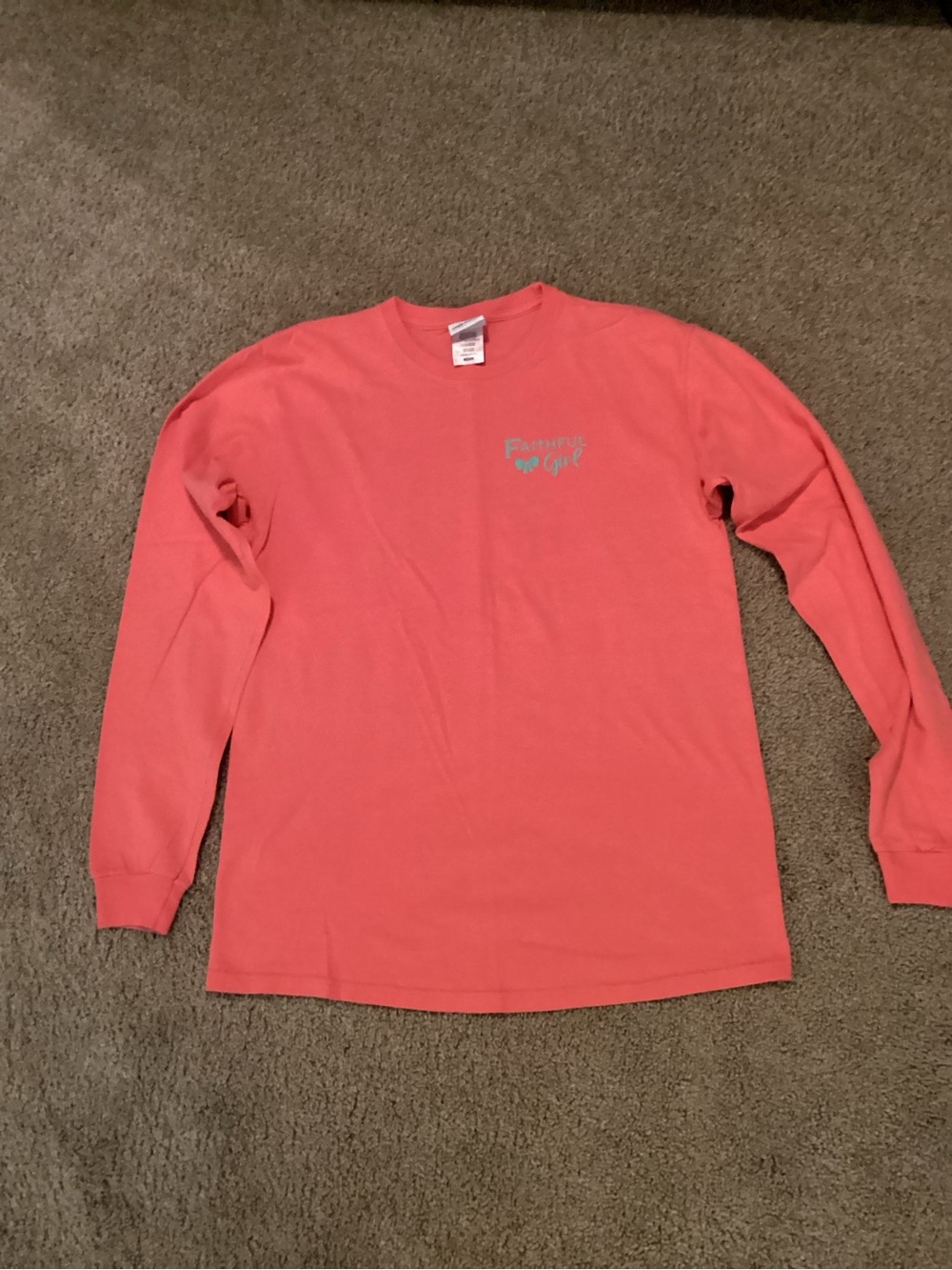 Simply Southern Coral Long Sleeve Tee